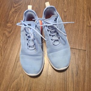 Nike Light Blue & Coral Athletic Sneakers